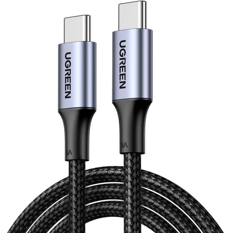 يوغرين US316 من USB‎-‎C الى USB-C سلك شحن ونقل بيانات 2 متر | Ugreen US316 From USB-C To USB-C Charging + Data Cable 2 m