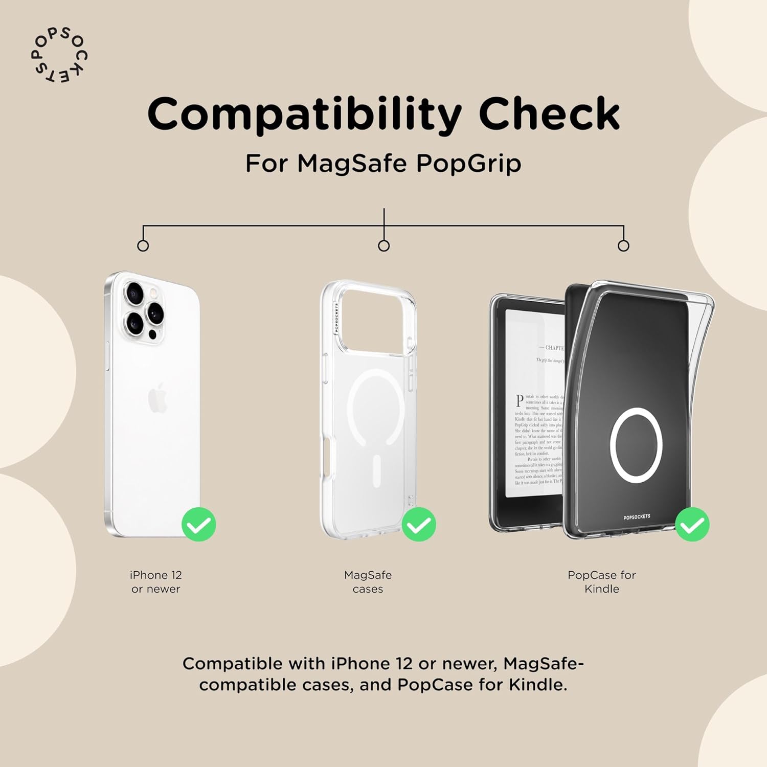 PopSockets MagSafe Wooden Grip