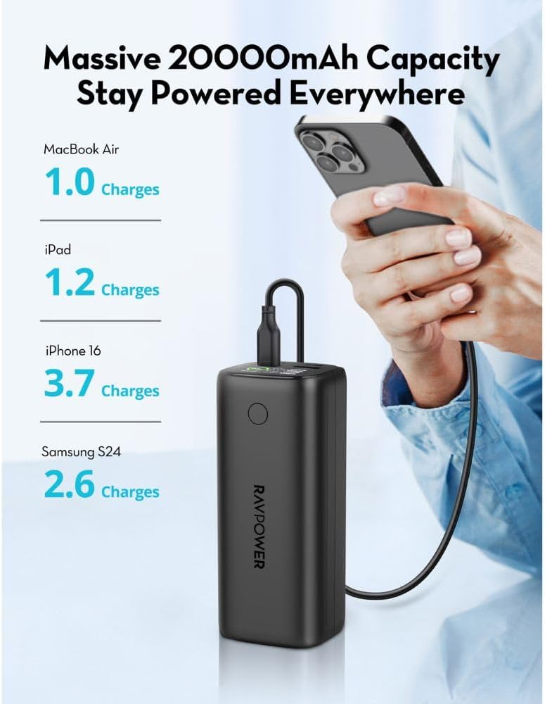 RAVPower Pioneer 20K 100W