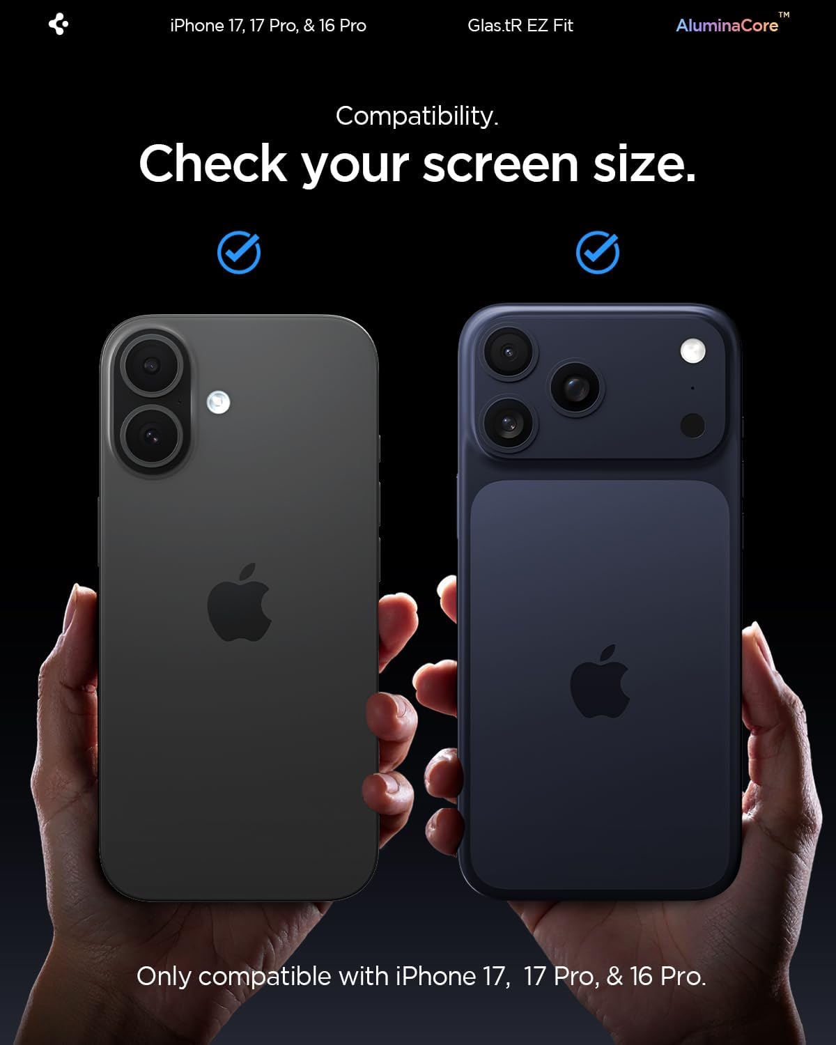 Spigen iPhone 16 Pro Tempered Glass 2pk