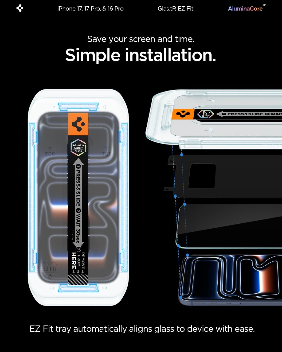 Spigen iPhone 16 Pro Tempered Glass 2pk