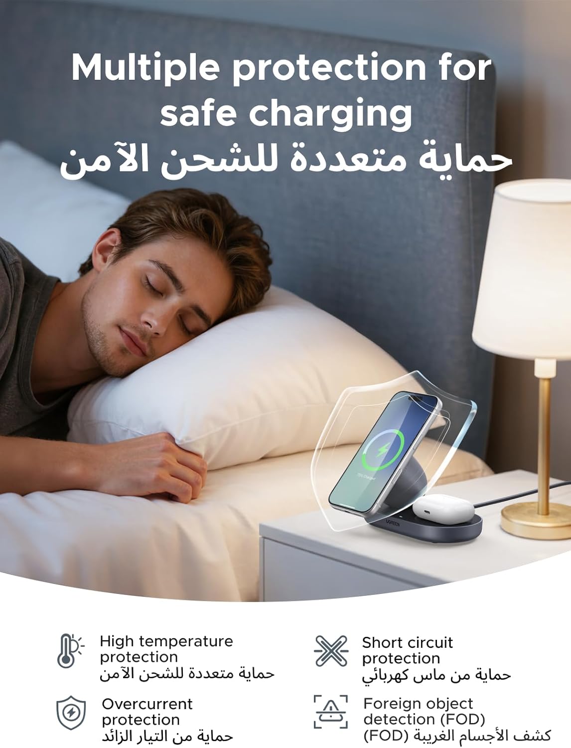 Ugreen Qi2 Wireless Charger Stand